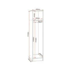 Walker Single Wardrobe -Furniture Store 30921326 alt09