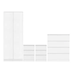 Walker Double Wardrobe Bedroom Furniture Set