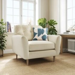 Sven Opulent Velvet Snuggle Chair -Furniture Store 30922661