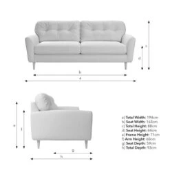 Sven Opulent Velvet 4 Seater Sofa -Furniture Store 30922680 alt09