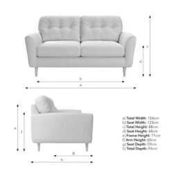Sven Opulent Velvet 2 Seater Sofa -Furniture Store 30922686 alt09