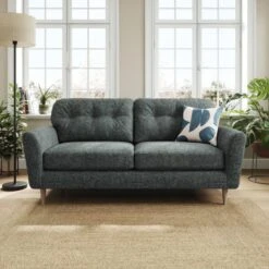 Sven Chunky Chenille 3 Seater Sofa -Furniture Store 30922695