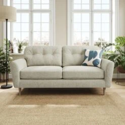 Sven Chunky Chenille 3 Seater Sofa -Furniture Store 30922703