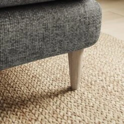 Sven Chunky Chenille Footstool -Furniture Store 30922716 alt03