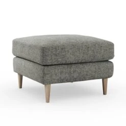 Sven Chunky Chenille Footstool -Furniture Store 30922716 alt05