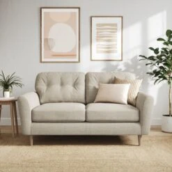 Sven Chunky Tonal Weave 2 Seater Sofa -Furniture Store 30922718