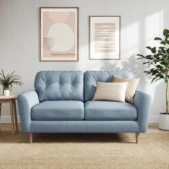 Sven Chunky Tonal Weave 2 Seater Sofa -Furniture Store 30922726