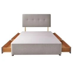 Silentnight Divan Bed With Francisco Fabric Headboard -Furniture Store 30922955 alt04