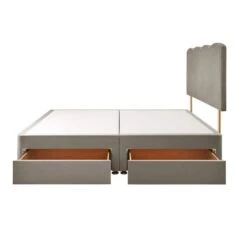 Silentnight Divan Bed With Wave Velvet Headboard -Furniture Store 30922991 alt05