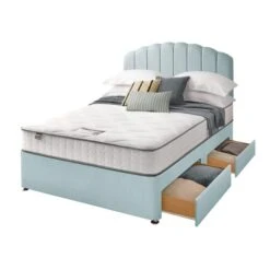 Silentnight Divan Bed With Fabric Merlin Headboard -Furniture Store 30923003 alt03