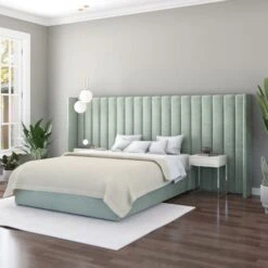 Grandeur Plush Velvet Headboard 28 Grandeur Plush Velvet Headboard -Furniture Store 30924551