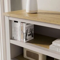 Olney Low Bookcase, Stone -Furniture Store 30924851 alt03