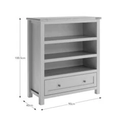 Olney Low Bookcase, Stone -Furniture Store 30924851 alt09