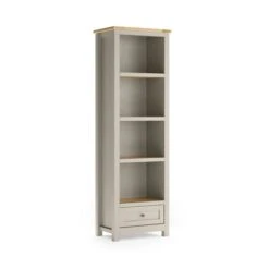 Olney Narrow Bookcase, Stone -Furniture Store 30924859 alt05