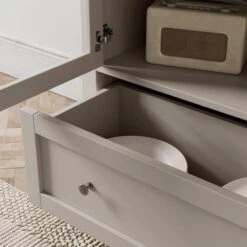 Olney Display Cabinet, Stone -Furniture Store 30924870 alt02