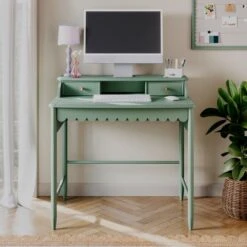 Remi Scalloped Small Step Up Desk