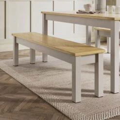 Olney 6 Seater Dining Table And Bench Set -Furniture Store 30925494 alt02
