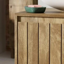 Humphrey Double Vanity Unit, Mango Wood Effect -Furniture Store 30925544 alt03