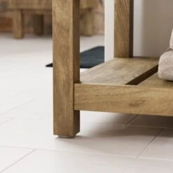 Humphrey Double Vanity Unit, Mango Wood Effect -Furniture Store 30925544 alt04