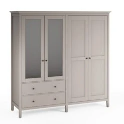 Lynton Mirrored 4 Door Wardrobe 22 Lynton Mirrored 4 Door Wardrobe -Furniture Store 30925672 alt04