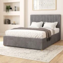 Grant Plush Velvet Adjustable Bed -Furniture Store 30926530