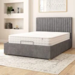 Grant Plush Velvet Adjustable Bed -Furniture Store 30926530 alt01