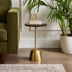 Alanza Metal Large Side Table