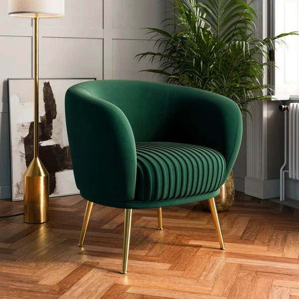 Bella Velvet Occasional Armchair 1 Bella Velvet Occasional Armchair