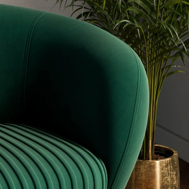 Bella Velvet Occasional Armchair 3 Bella Velvet Occasional Armchair - Image 3