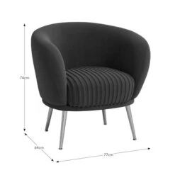 Bella Velvet Occasional Armchair 15 Bella Velvet Occasional Armchair -Furniture Store 30926632 alt09