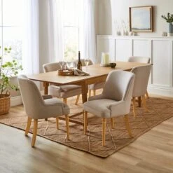 Beatrice Dining Chair, Fabric -Furniture Store 30927139 alt01