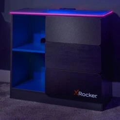 X Rocker Carbon Tek Chest Of Drawers With Neo Fibre LED -Furniture Store 30927173 alt04