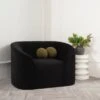 Zuma Black Velvet Tub Chair