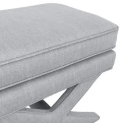 Rhode Linen Blend Footstool -Furniture Store 30927322 alt04