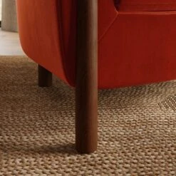 Polly Velvet Wooden Arm Tub Chair 27 Polly Velvet Wooden Arm Tub Chair -Furniture Store 30927475 alt03