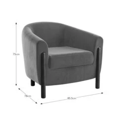 Polly Velvet Wooden Arm Tub Chair 31 Polly Velvet Wooden Arm Tub Chair -Furniture Store 30927475 alt09