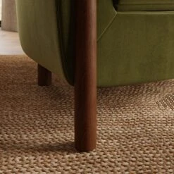 Polly Velvet Wooden Arm Tub Chair 19 Polly Velvet Wooden Arm Tub Chair -Furniture Store 30927476 alt03