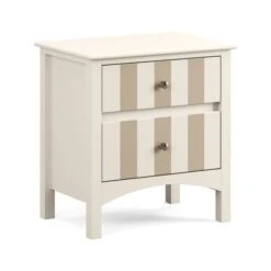Beatrice Wide 2 Drawer Bedside Table -Furniture Store 30927511 alt05