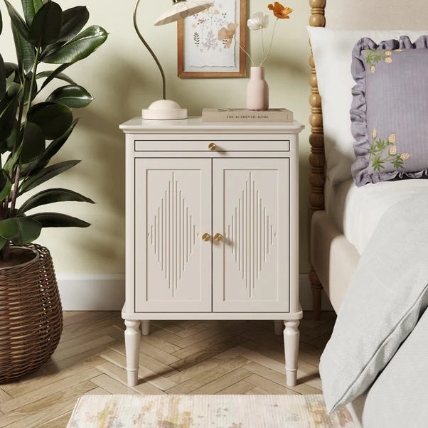 Ottilie 2 Door Bedside Table 1 Ottilie 2 Door Bedside Table