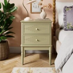 Ottilie 2 Drawer Bedside Table -Furniture Store 30927515
