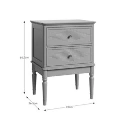 Ottilie 2 Drawer Bedside Table -Furniture Store 30927515 alt09