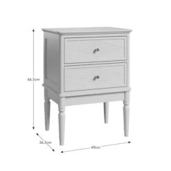 Ottilie 2 Drawer Bedside Table -Furniture Store 30927516 alt09