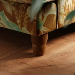 Beatrice Luxe Palm Velvet Snuggle Chair -Furniture Store 30927537 alt03