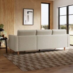 Zoe Boucle Fleck Corner Chaise Sofa -Furniture Store 30927549 alt01