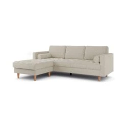 Zoe Boucle Fleck Corner Chaise Sofa -Furniture Store 30927550 alt06