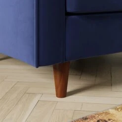 Zoe Plain Velvet Armchair -Furniture Store 30927560 alt03