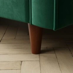 Zoe Plain Velvet 3 Seater Sofa Bed -Furniture Store 30927567 alt04