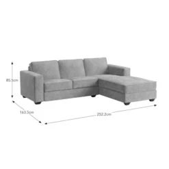 Claude Soft Tonal Chenille Corner Chaise Sofa -Furniture Store 30927958 alt09