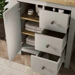 Olney 3 Drawer Bathroom Cabinet -Furniture Store 30928075 alt02