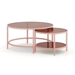 Sofia Glass Coffee Nest Of Tables -Furniture Store 30928199 alt05